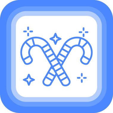 - Şeker. Web simgesi basit illüstrasyon