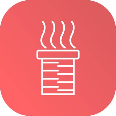 sıcak hava filtresi simgesi rozet biçiminde