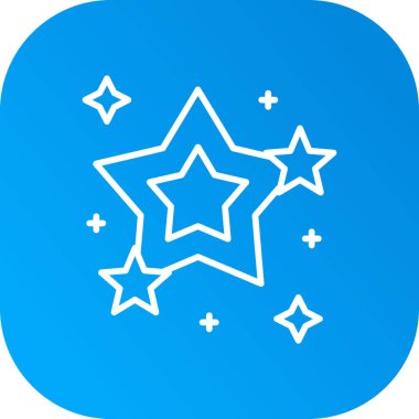 yıldız simgesi vektör illüstrasyonu