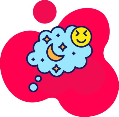 Şirin bir çizgi film karakterinin vektör çizimi