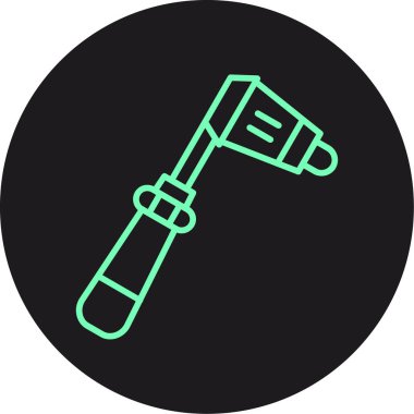 Matkap simgesinin illüstrasyon vektörü grafiği