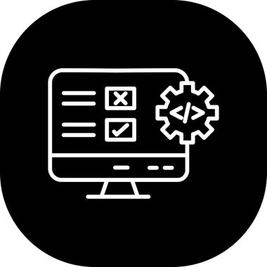 seo modern simgesinin vektör illüstrasyonu