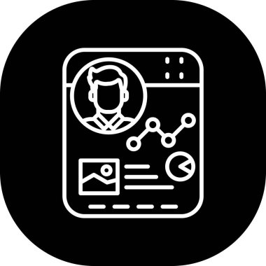 seo modern simgesinin vektör illüstrasyonu