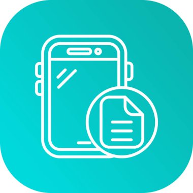 Cep telefonu simgesinin vektör illüstrasyonu