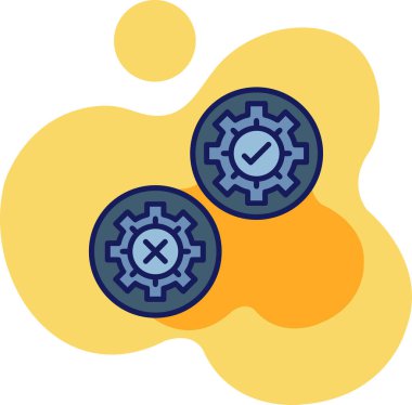 Ayarlar. Web simgesi basit tasarım