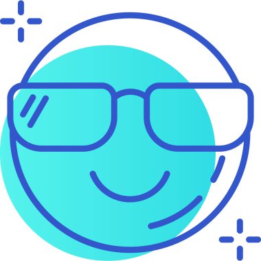 Sakallı bir adamın vektör simgesi