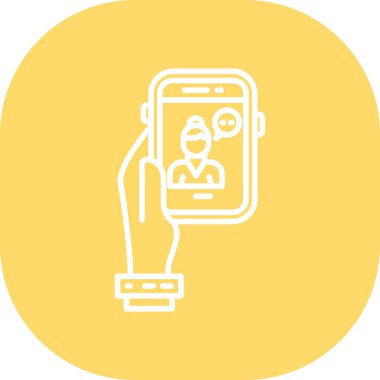 cep telefonu ikonu vektör illüstrasyonu