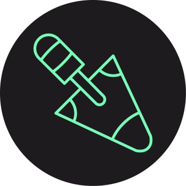 Bir kalem simgesinin vektör illüstrasyonu