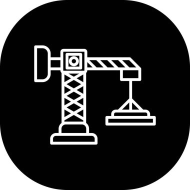 kule ikon vektör illüstrasyonu