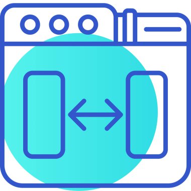 seo modern simgesinin vektör illüstrasyonu