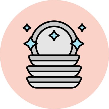 Benzersiz ampul vektör çizgisi simgesi