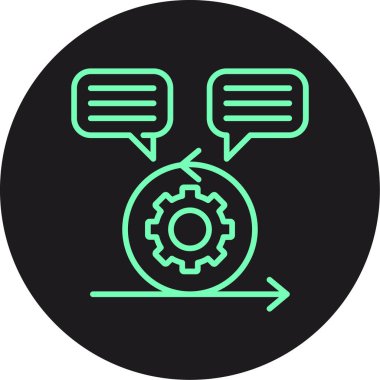 seo modern simgesinin vektör illüstrasyonu