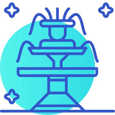 Modern bir simgenin vektör illüstrasyonu