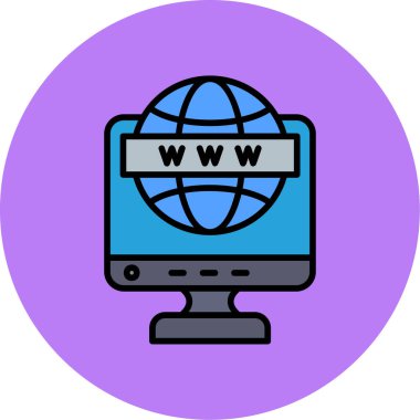 Web ve web sitesi için web tasarım simgesi