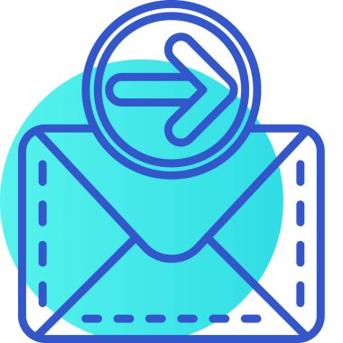 e-posta simgesi doldurulmuş - taslak biçimi