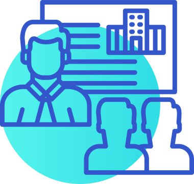 Yönetici simgesi vektör illüstrasyonu