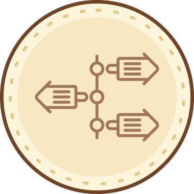 şebeke. Web simgesi basit illüstrasyon