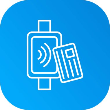 Bir gaz simgesinin vektör illüstrasyonu