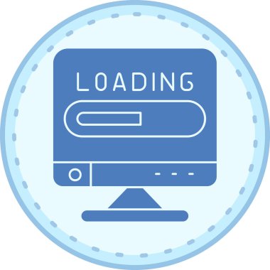 İndir. Web simgesi basit illüstrasyon