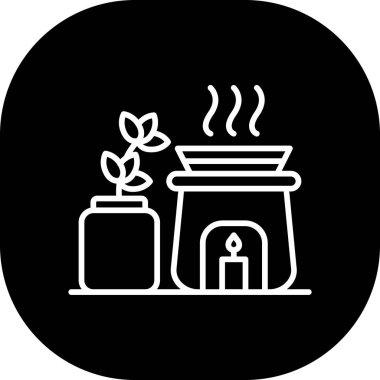 Modern simgenin vektör illüstrasyonu