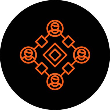 seo modern simgesinin vektör illüstrasyonu