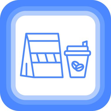 Dükkan. Web simgesi basit illüstrasyon