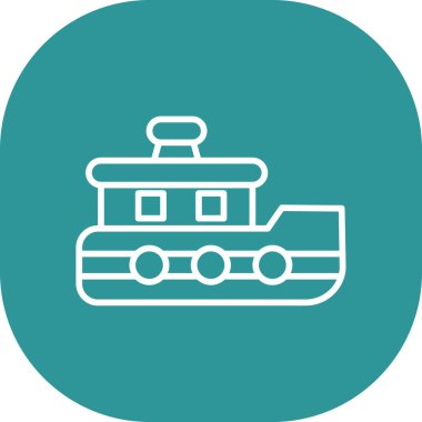 benzersiz tren simgesi vektör simgesi