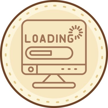 Web simgesi vektör illüstrasyonu