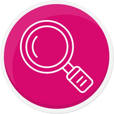 Büyütecin vektör illüstrasyonu