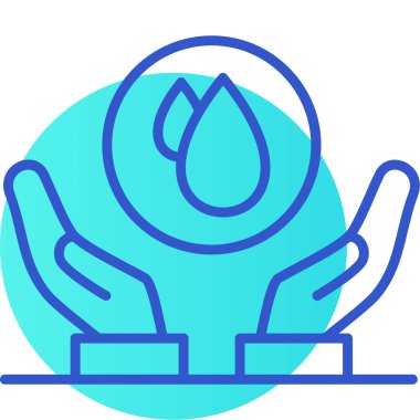 su damlası vektör simgesi