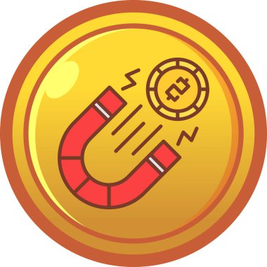 Para sikke simge, izometrik stili