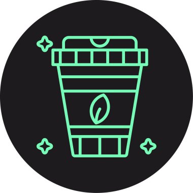 Vektör Kahve Simgesi illüstrasyonu