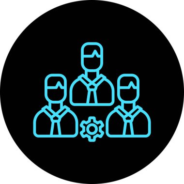 İnsan simgesinin vektör illüstrasyonu