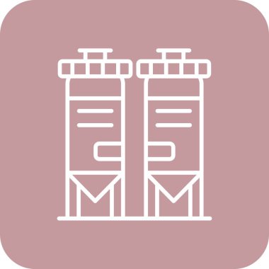 Modern binanın vektör illüstrasyonu