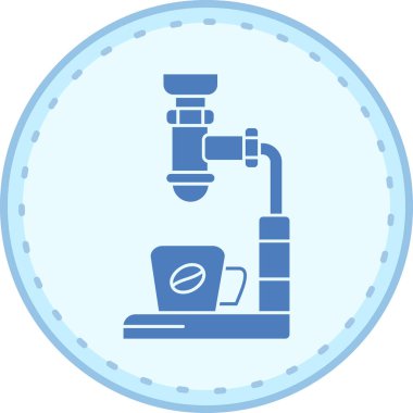 kahve fincanı ikonu vektör çizimi tasarımı