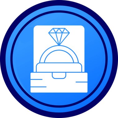 Elmas simgesi vektör illüstrasyonu