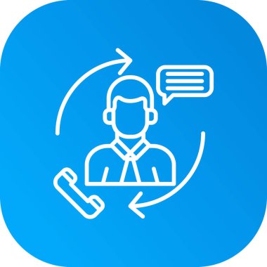 Bir insan simgesinin vektör illüstrasyonu