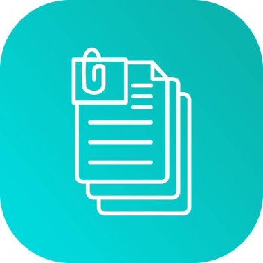 kağıt belge simgesi soyut arkaplanda izole edildi