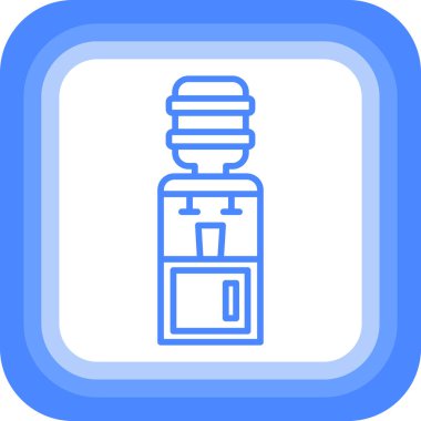 Bir şişe simgesinin vektör illüstrasyonu