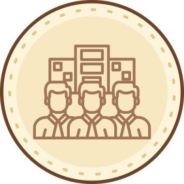 Grup simge vektör çizim