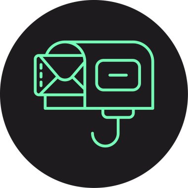 e- posta simgesi, vektör illüstrasyonu