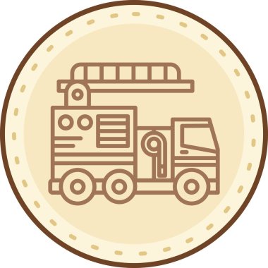 - Araba. Web simgesi basit illüstrasyon