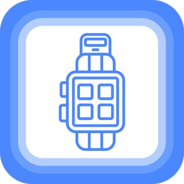 akıllı saat simge vektör illüstrasyonu