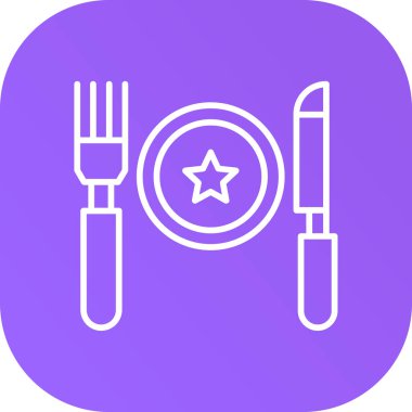 Gıda simgesinin vektör illüstrasyonu