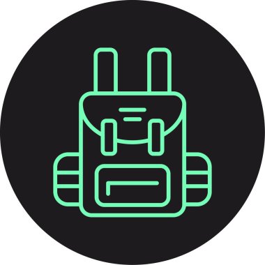 vektör torba simgesi, vektör illüstrasyonu