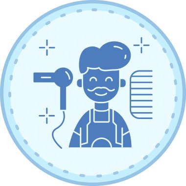 Bir kadın simgesinin vektör illüstrasyonu