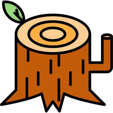 ağaç kütüğü ağaç kütüğü simgesi