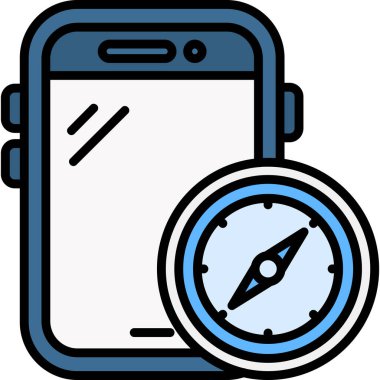 Turizm - navigasyon - seyahat kategorisinde pusula simgesi