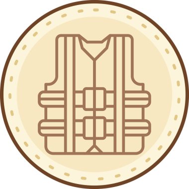 Ahşap çitli bir arkaplanın vektör çizimi