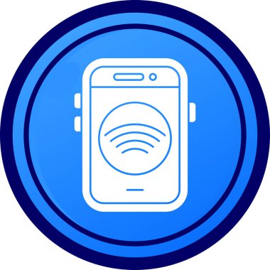 Wifi simgesi, vektör illüstrasyonu